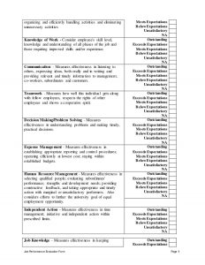 employee performance evaluation template medical practice manager perfomance appraisal