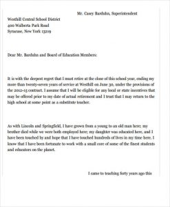 employee resign letter new teacher job resignation letter