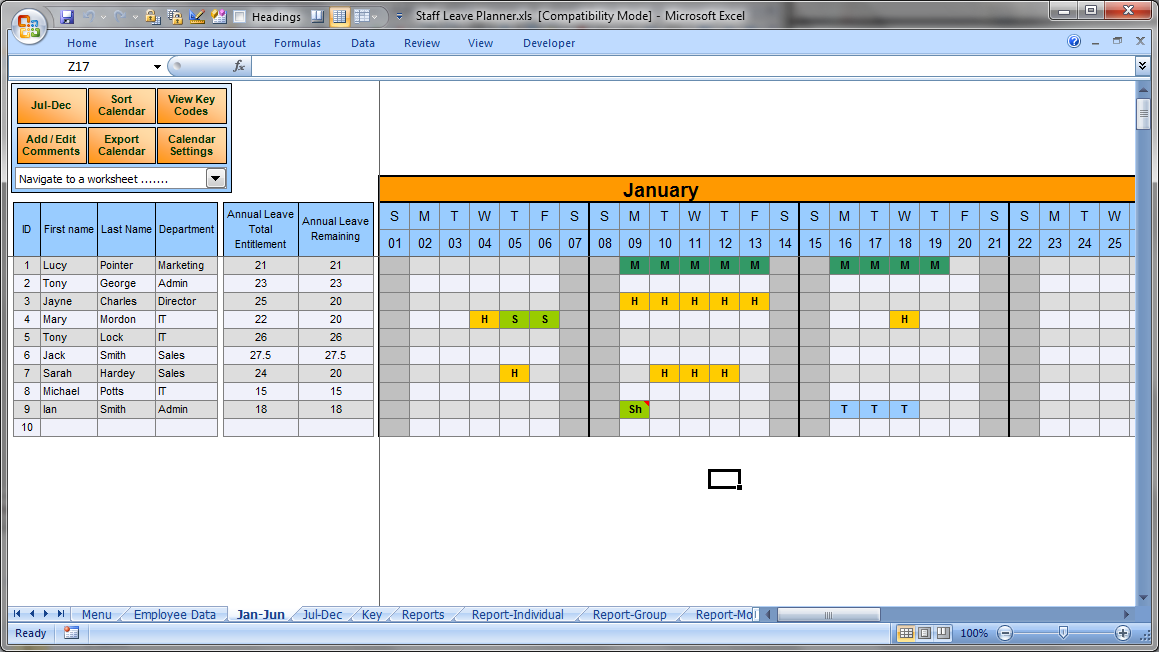 microsoft excel vacation tracking spreadsheet