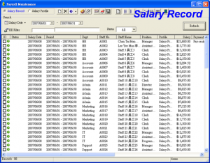 employee welcome letter salary record