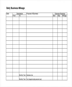 employees sign in sheet business mileage tracker