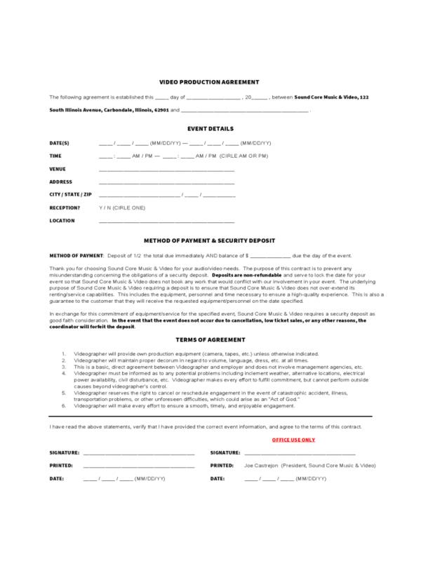 employment agreement form