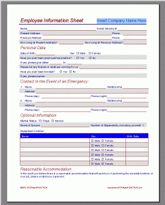 employment application template microsoft word employinfocl