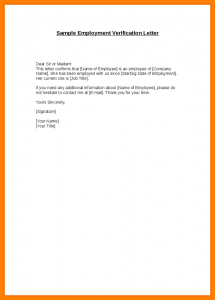 employment confirmation letter employment confirmation letter template doc