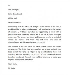 employment reference letter sample reference letter sample