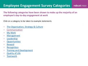 employment satisfaction survey questions sample employee engagement survey questions