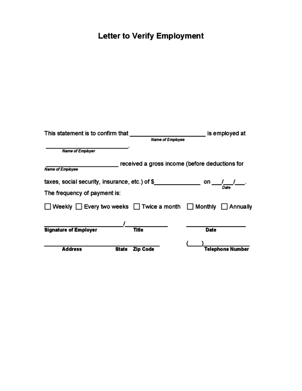 employment verification letter pdf template business