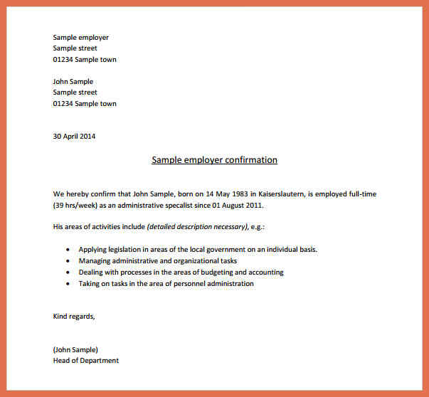 employment verification letter pdf template business