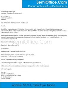 employment verification letter sample verification of employment letter sample