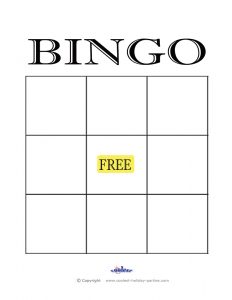 empty bingo card free printable blank bingo cards template