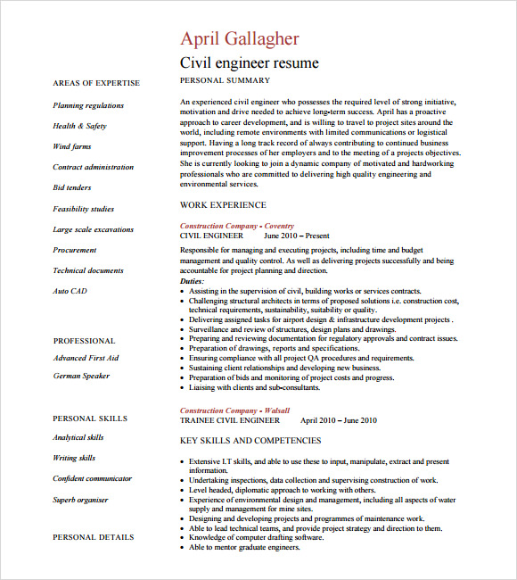 engineering resume objective