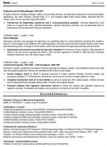 engineering resume template sample resume engineering management pg