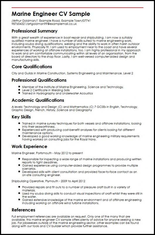 Engineering Skills Resume Template Business