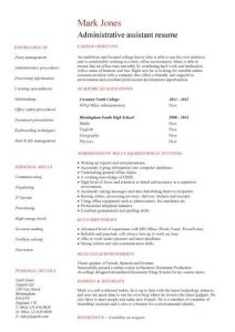 entry level administrative assistant resume pic student resume