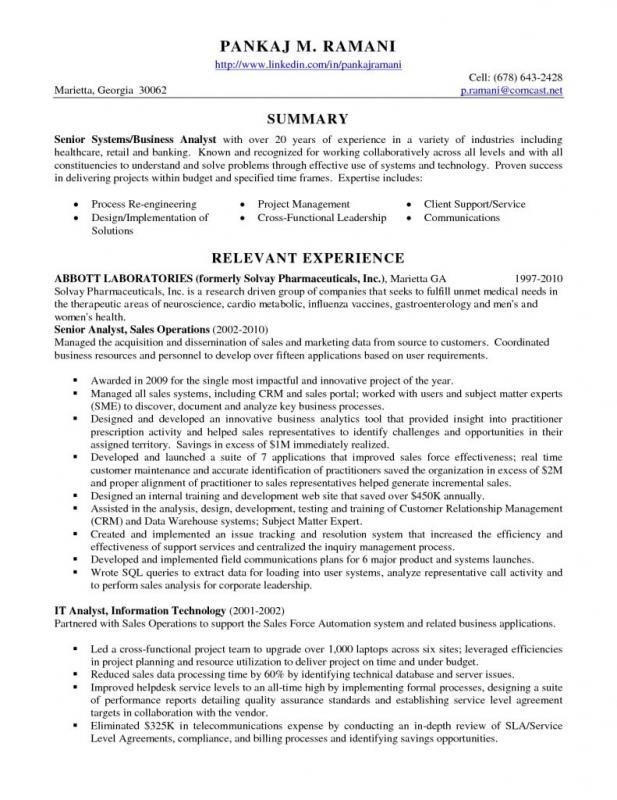 Entry Level Data Analyst Resume | Template Business