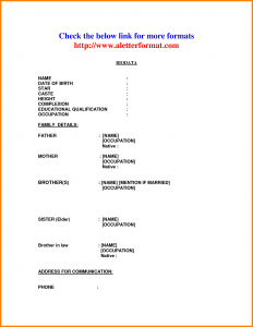 entry level resume template best biodata format for job biodata format for job marriage biodata format