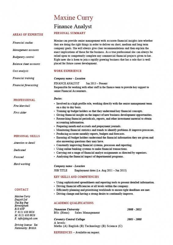 entry level resume template