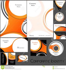 envelope design template corporate identity template no editable set design including business paper cards id cd envelope key chain vector illustration