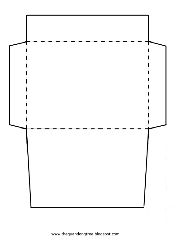 envelope liner template