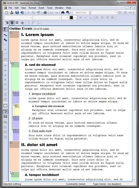 essay outline examples