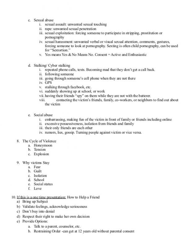 essay outline examples