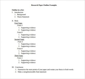 essay outline format sample research essay outline template download