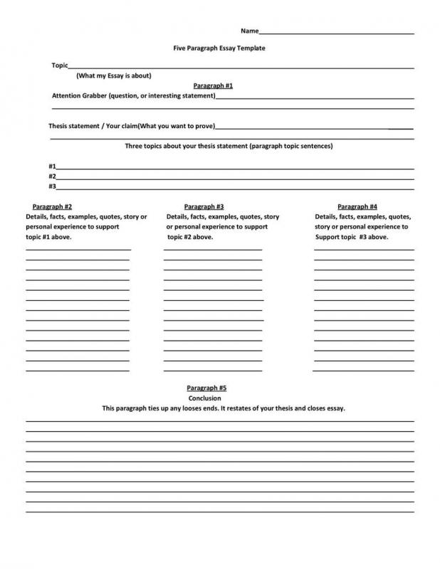 essay writing template