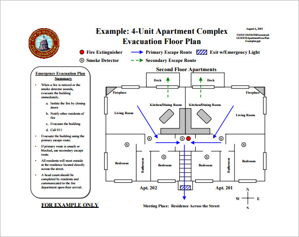 evacuation plan template