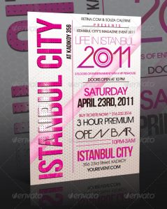 event flyer design preview