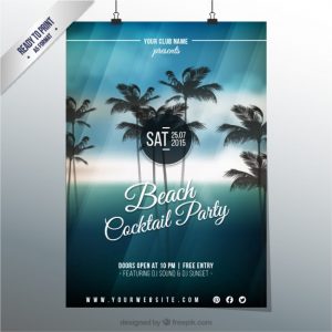 event flyer templates free download cocktail party poster