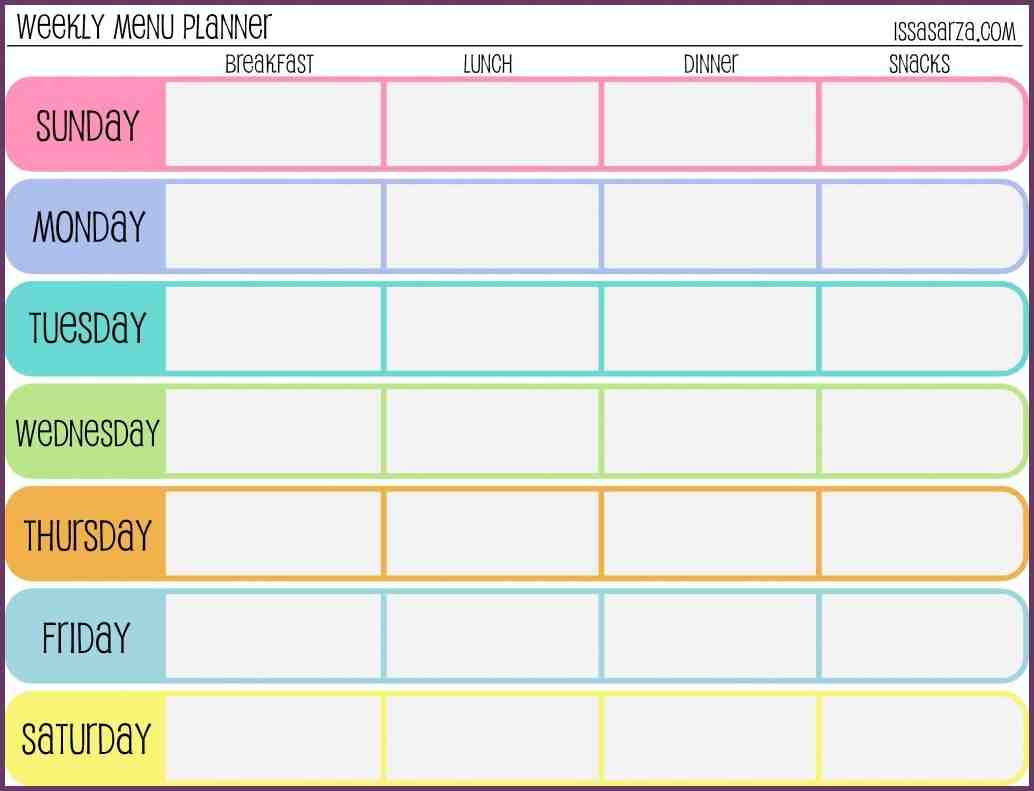 event itinerary template