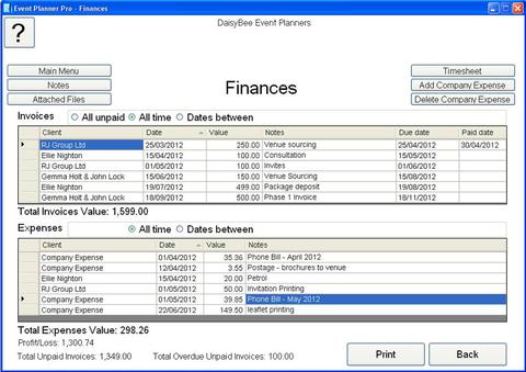 event plan template