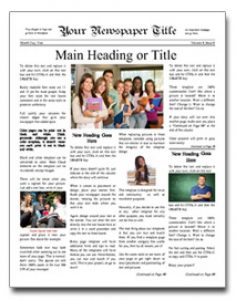 event program template word newspaper template image