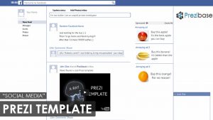 event timeline template social media facebook prezi template