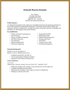 example college resume experience on a resume template tdnvuh