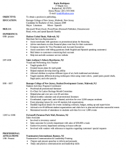 example college resume merchant service representative resume sample