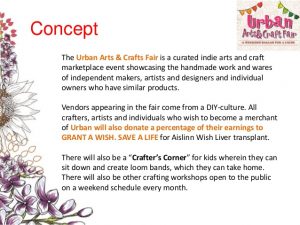 example grant proposal urban arts craft fair sample proposal