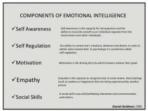 example of a smart goal emotional intelligence