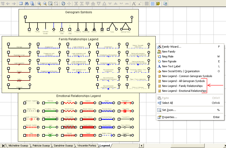 example of genogram