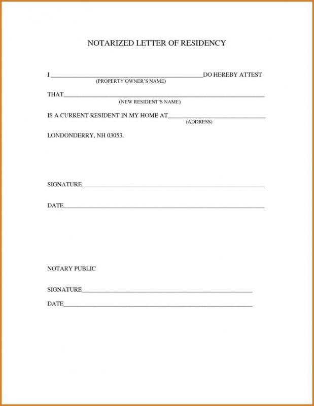 Example Of Notarized Document | Template Business