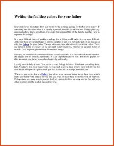 examples of eulogies eulogy examples writing the faultless eulogy for your father cb