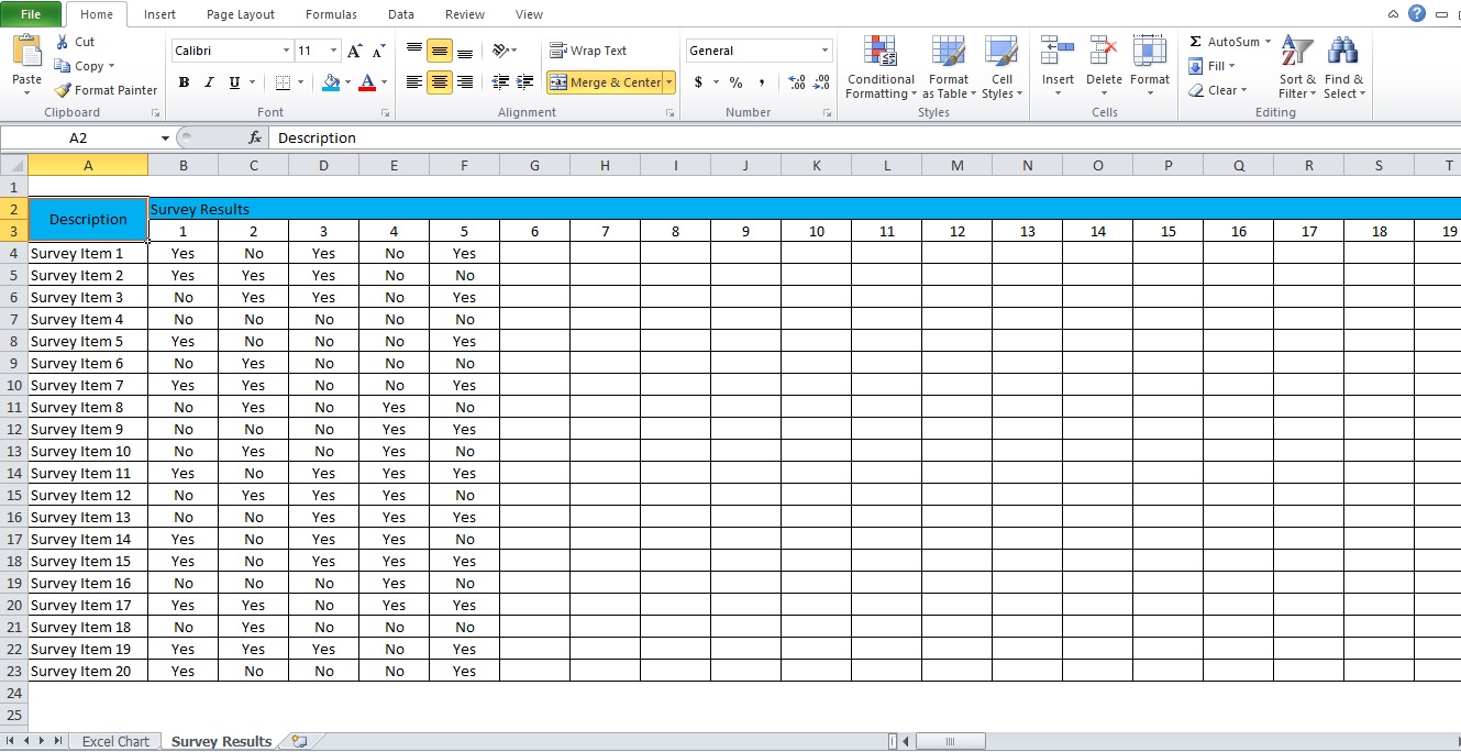 Excel Chart Data