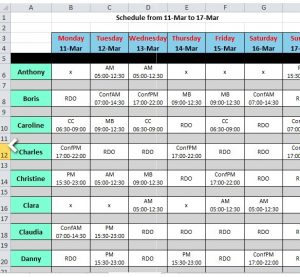 excel chore chart image