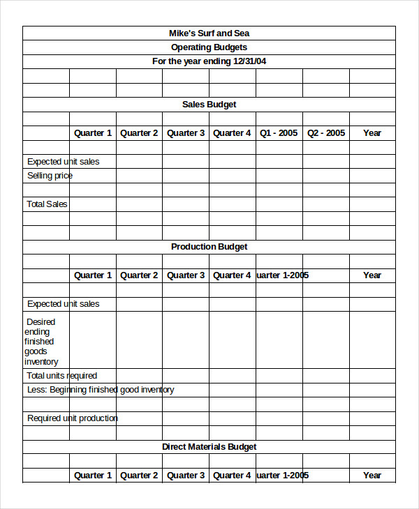 excel income statement