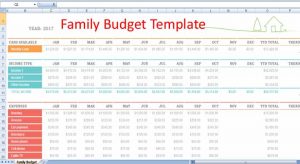 excel pay stub template family budget template