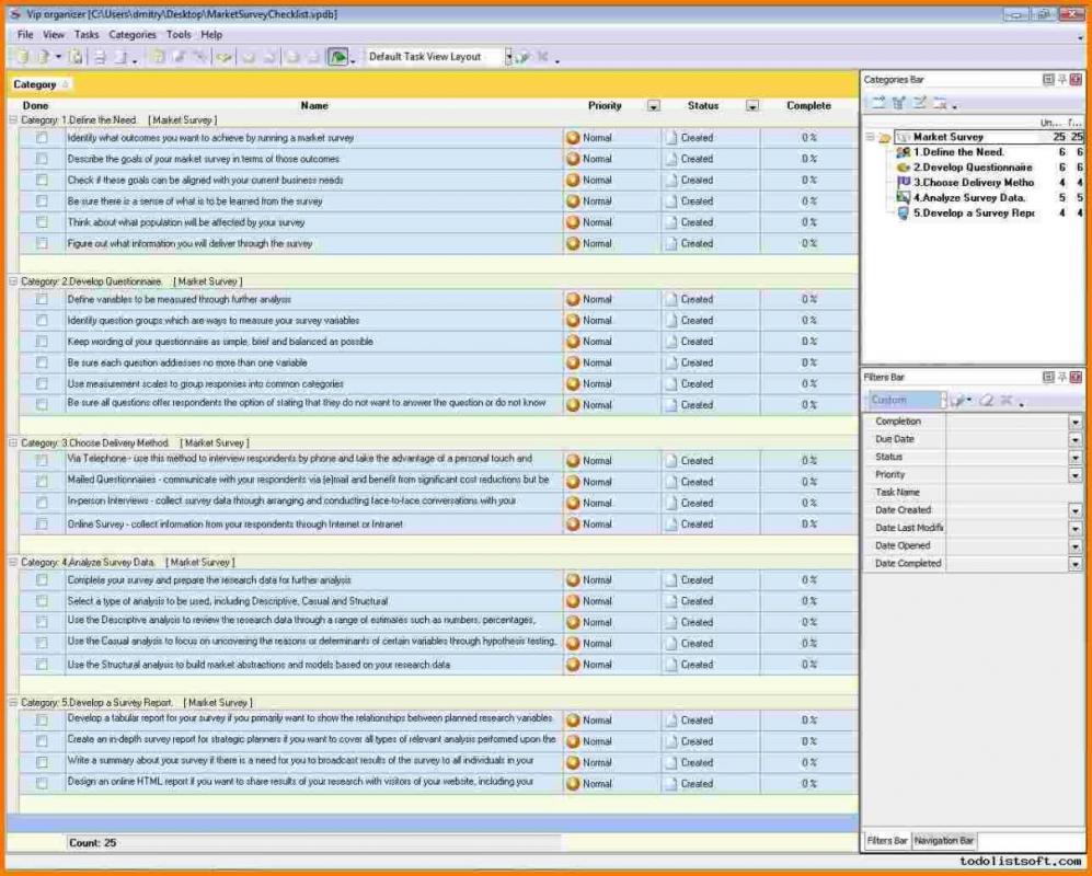 Excel Survey Template | Template Business