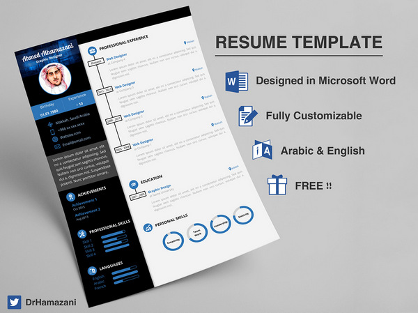 executive resume template word