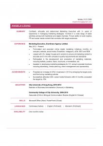 executive resume templates