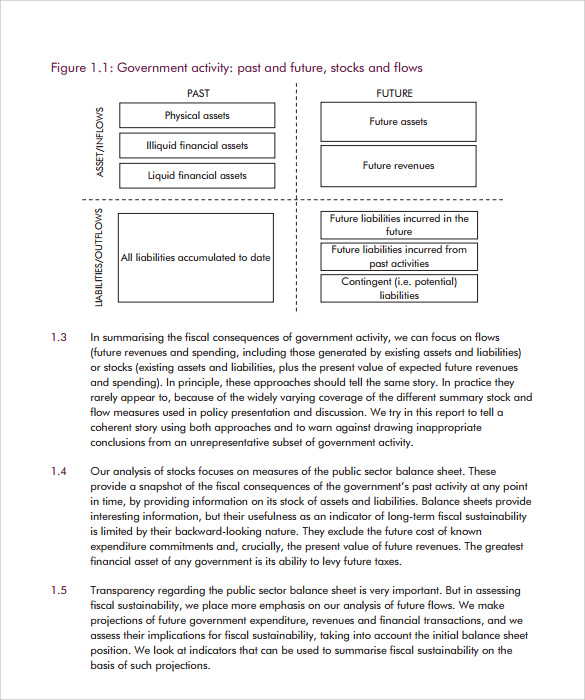 Executive Summary Report Example  Template Business