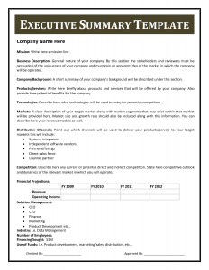 executive summary template executive summary template hfgteaf5